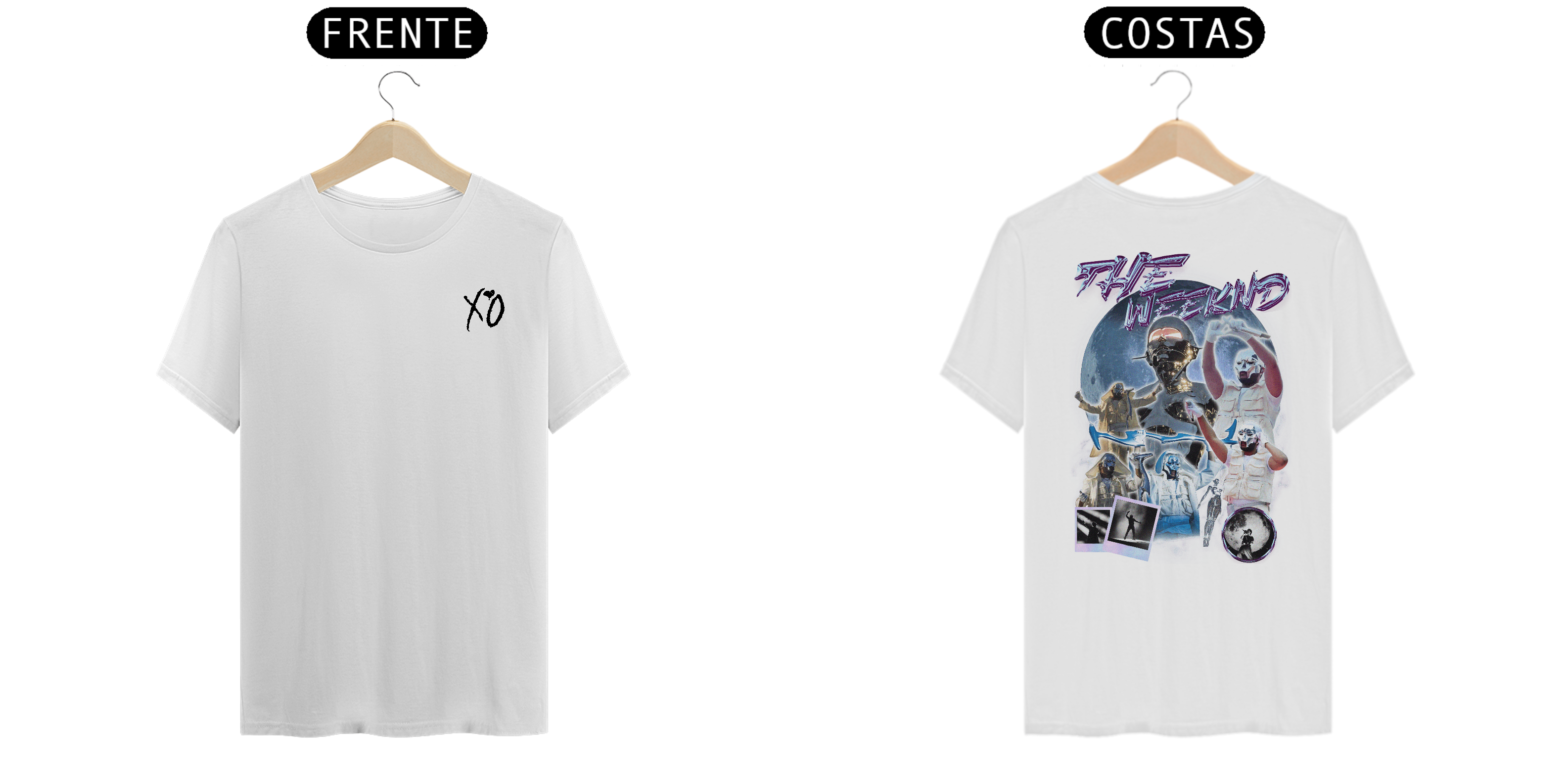 Camiseta The Weeknd (Estampa Frente e Costas)