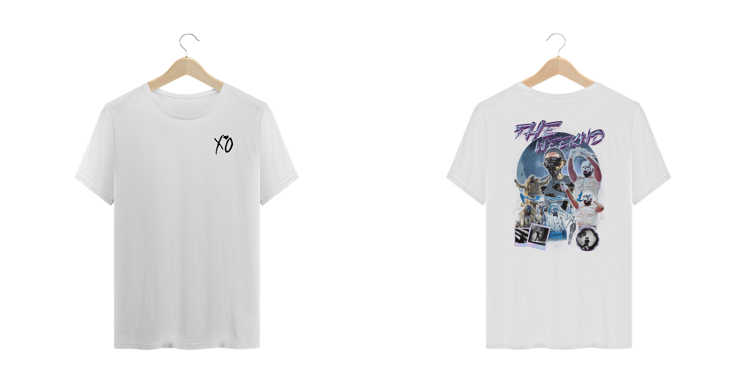 Camiseta Plus Size The Weeknd (Estampa Frente e Costas)