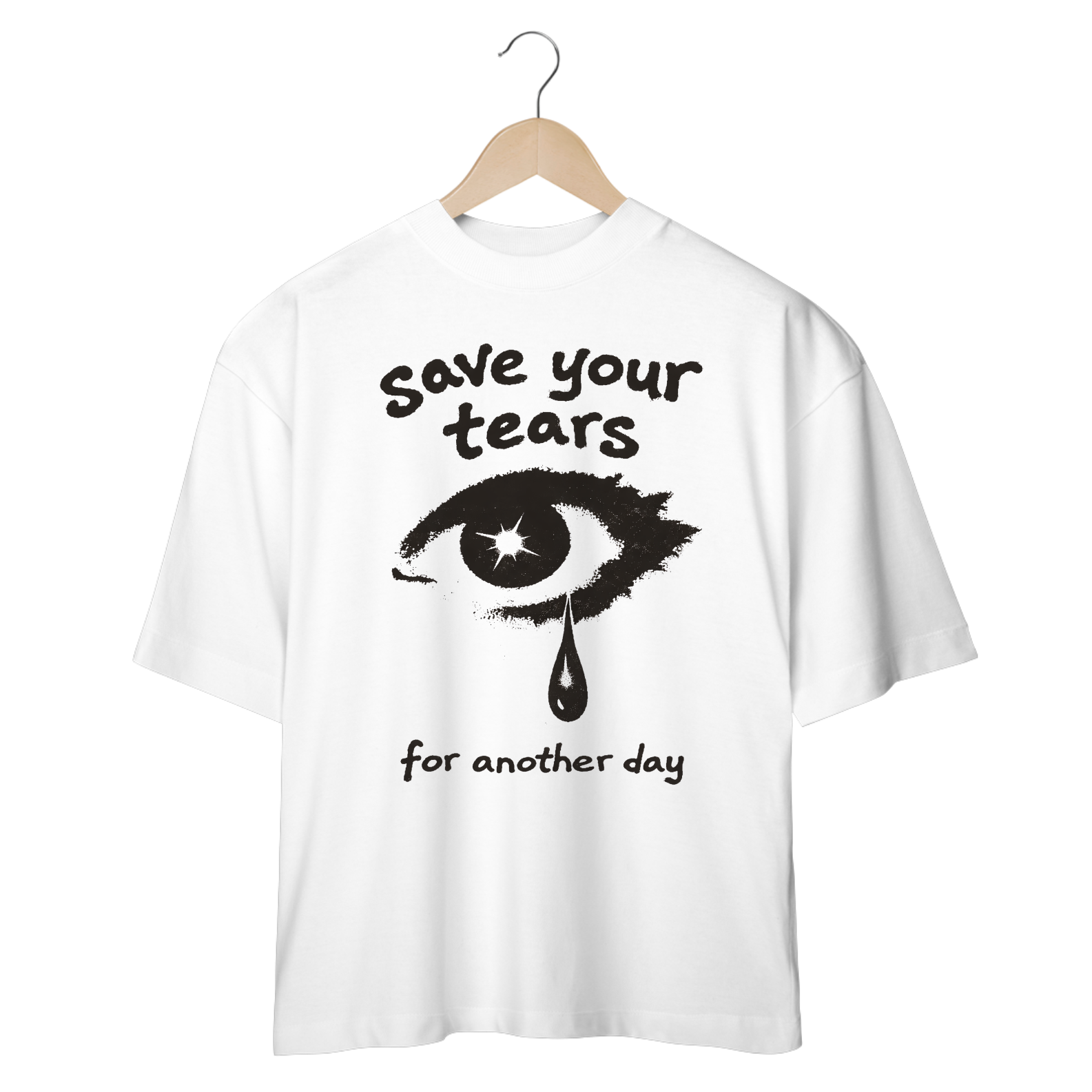 Camiseta Oversized The Weeknd Save Your Tears