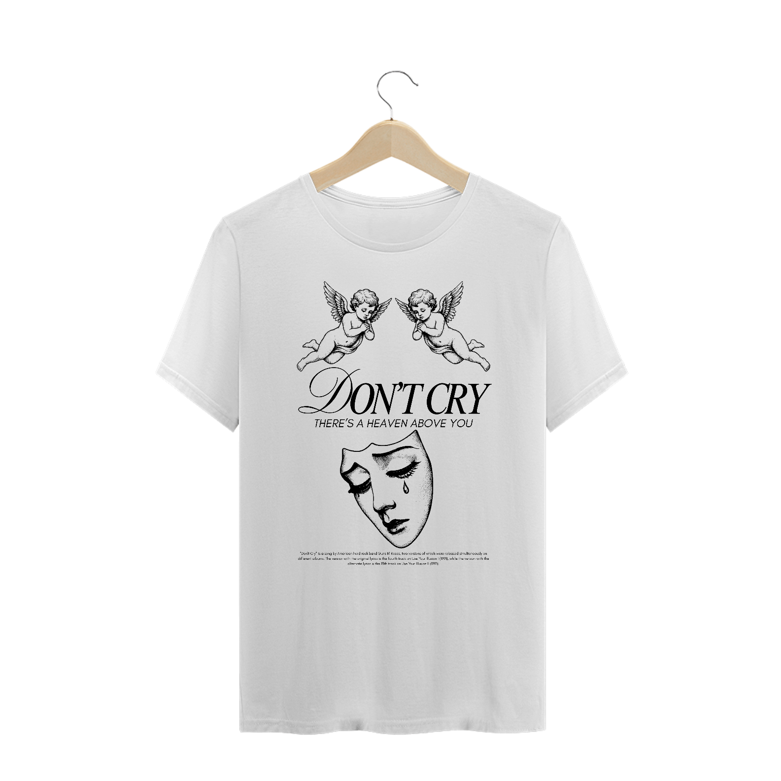 Camiseta Plus Size Guns N' Roses Don't Cry 