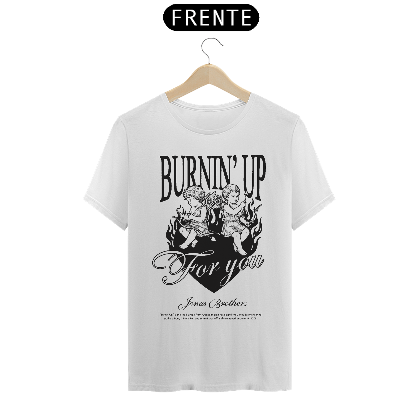 Camiseta Jonas Brothers Burnin' Up