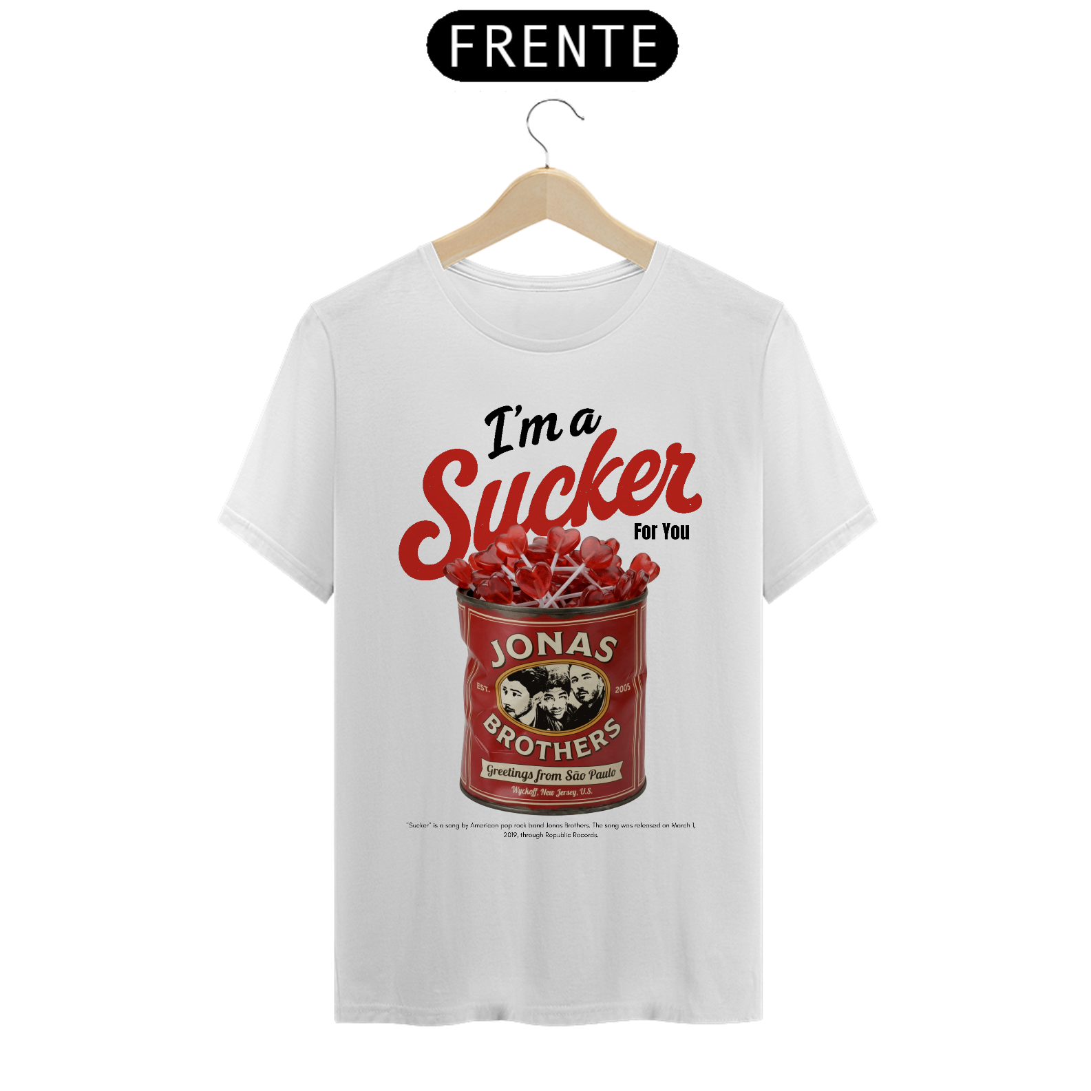 Camiseta Jonas Brothers Sucker V2