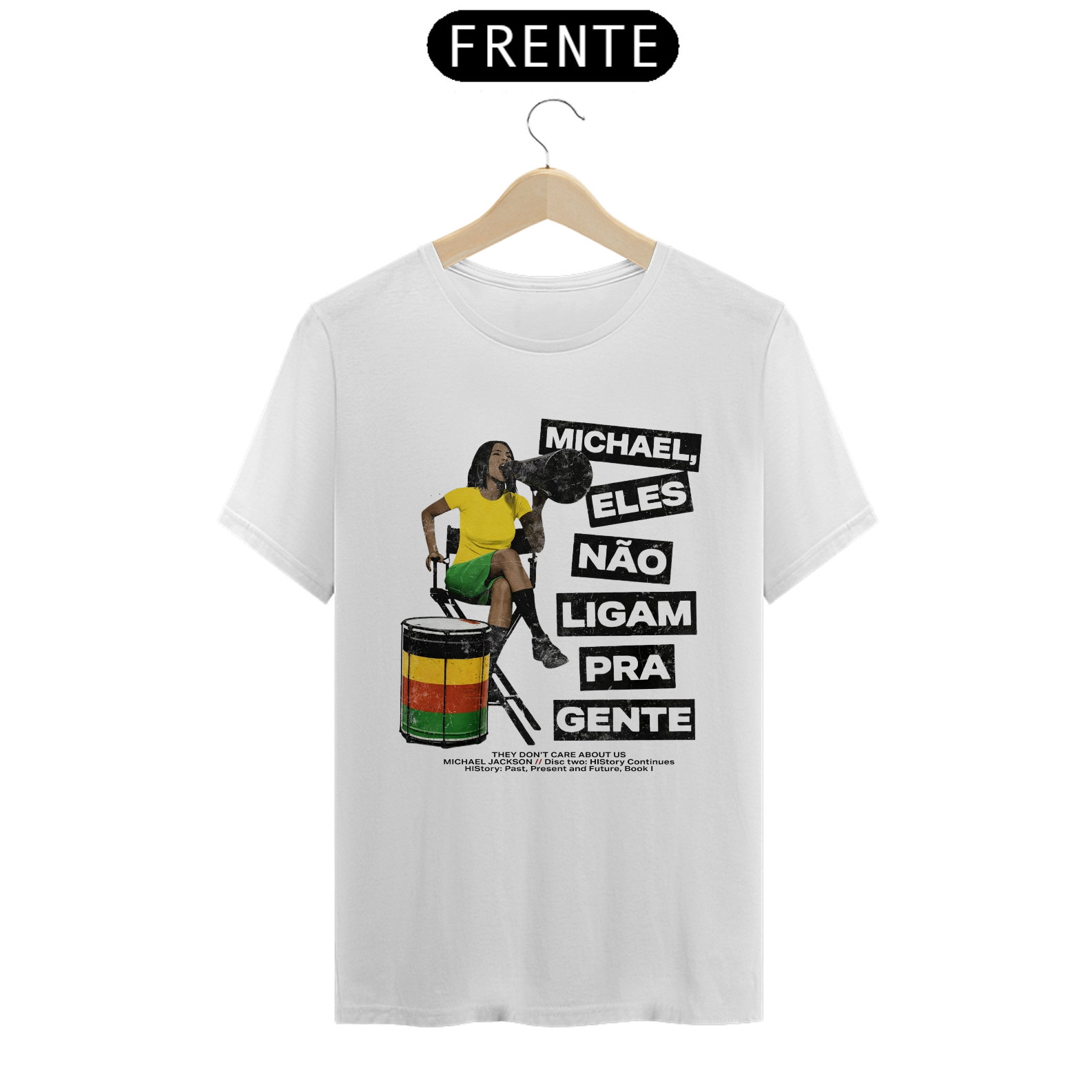 Camiseta Michael Jackson They Don't Care About Us