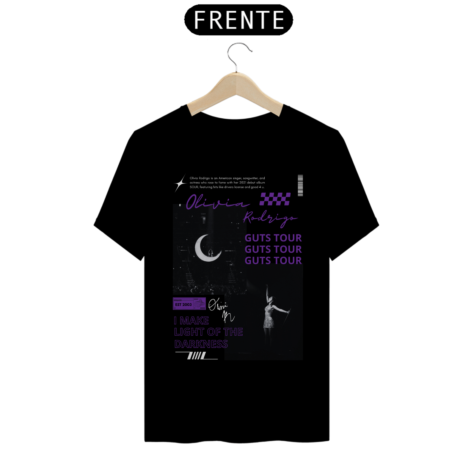 Camiseta Olivia Rodrigo Guts Tour