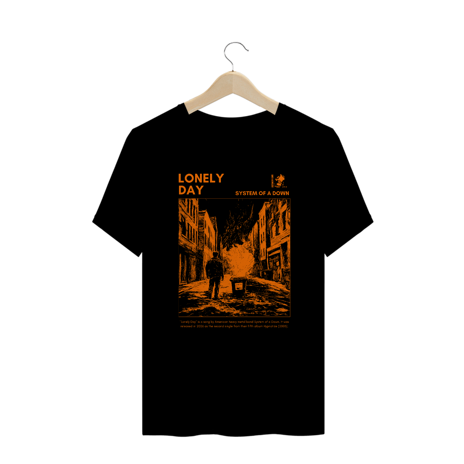 Camiseta Plus Size System of a Down Lonely Day
