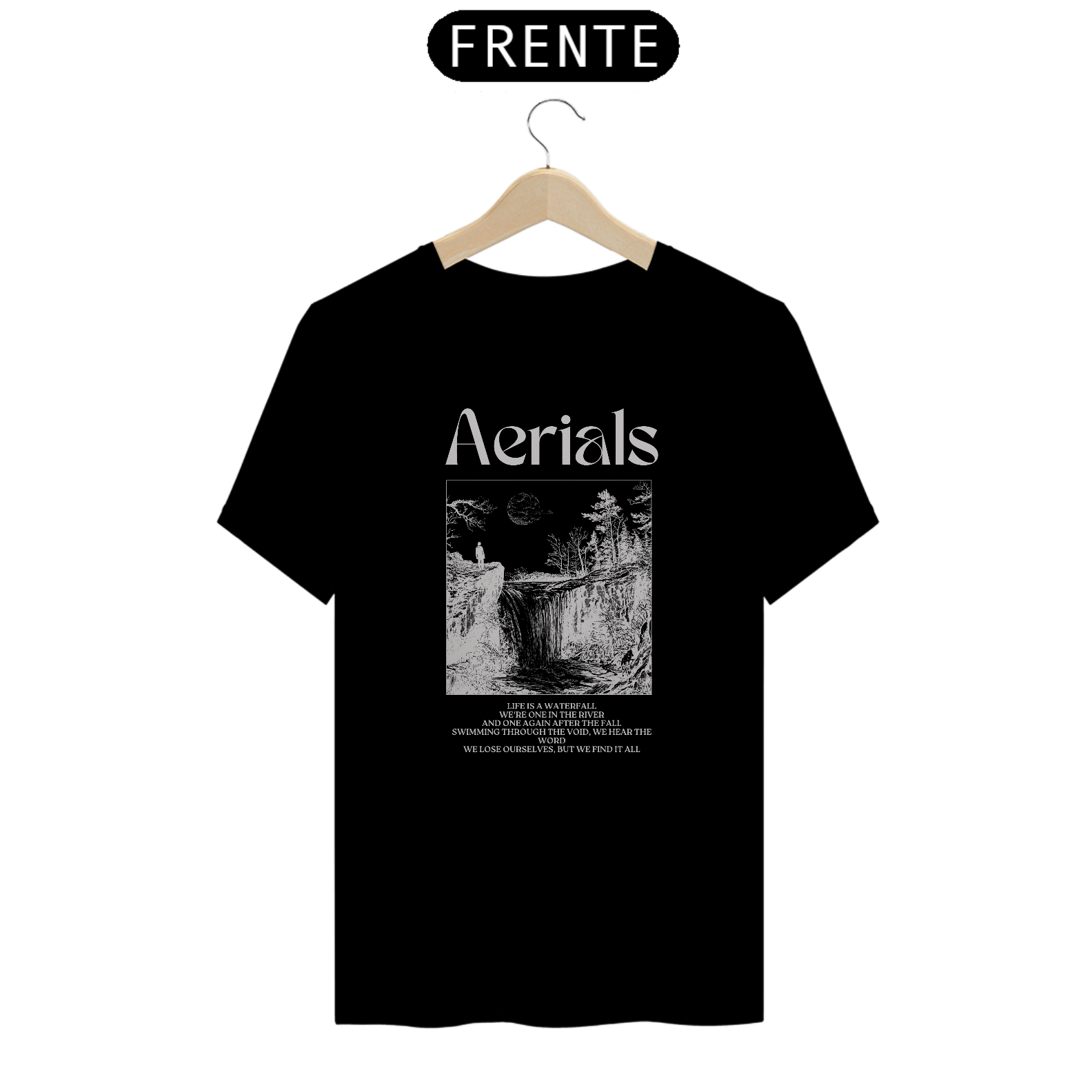 Camiseta System of a Down Aerials (Preta)