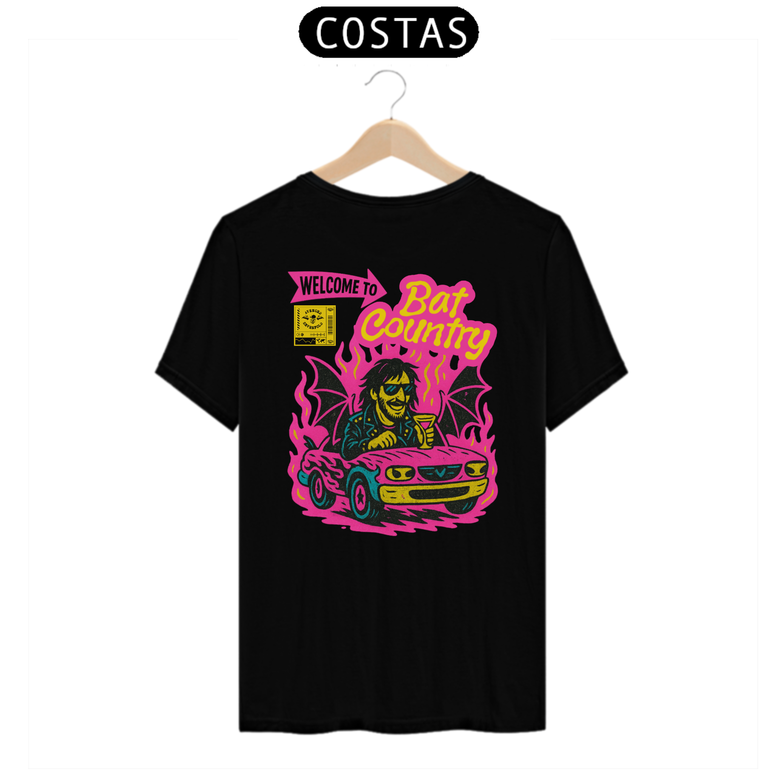 Camiseta Avenged Sevenfold Bat County (Estampa Costas)