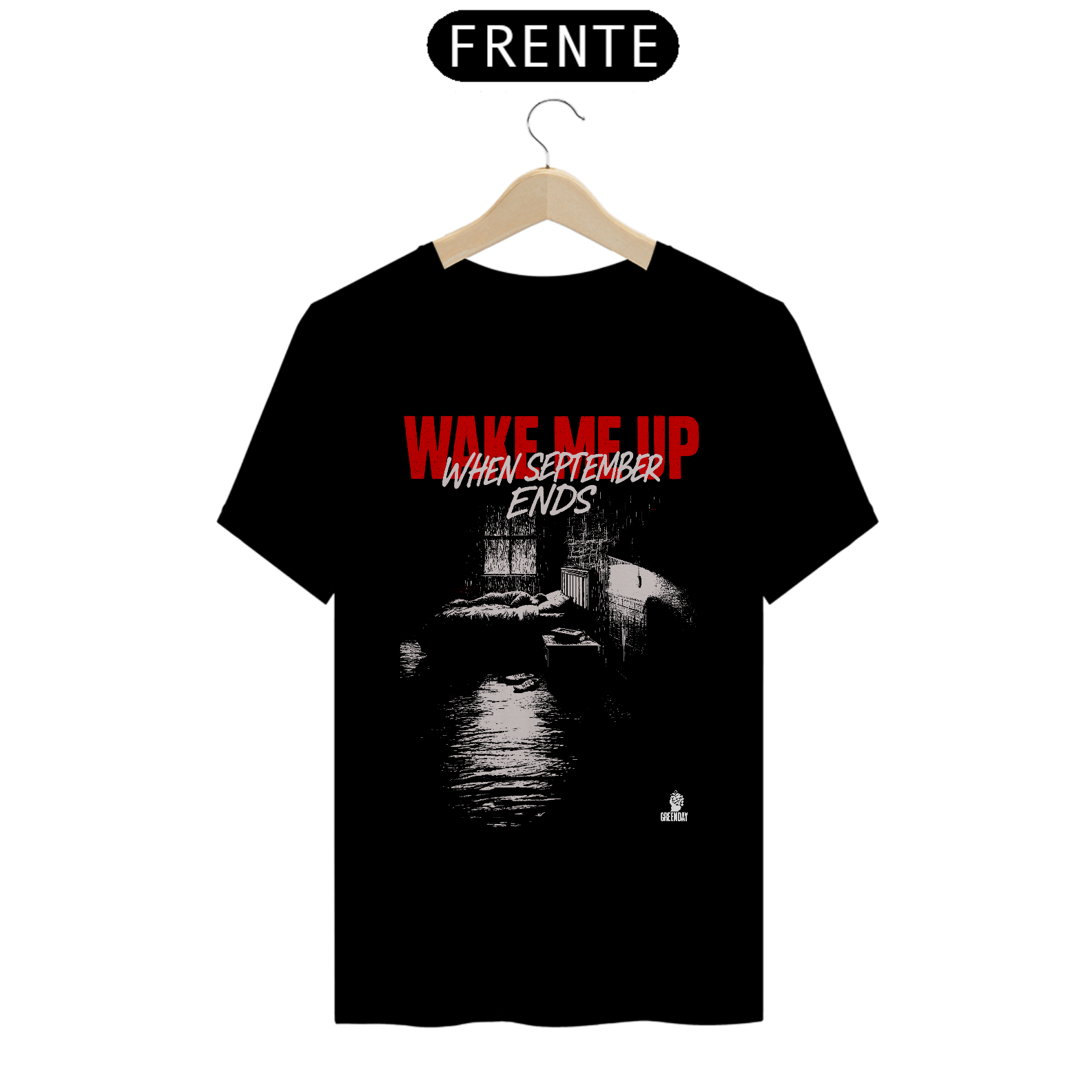 Camiseta Green Day Wake Me Up When September Ends 