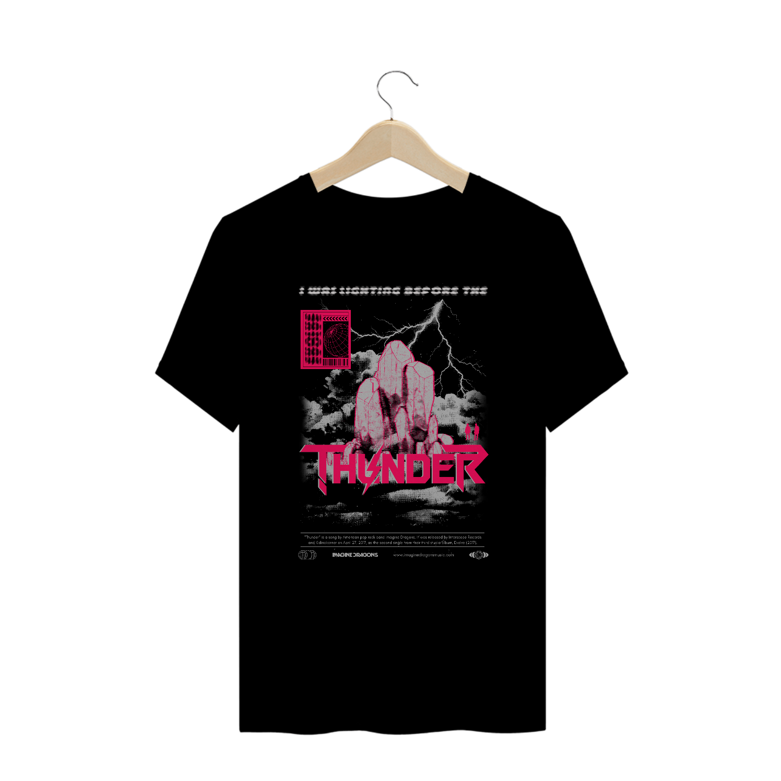 Camiseta Plus Size Imagine Dragons Thunder