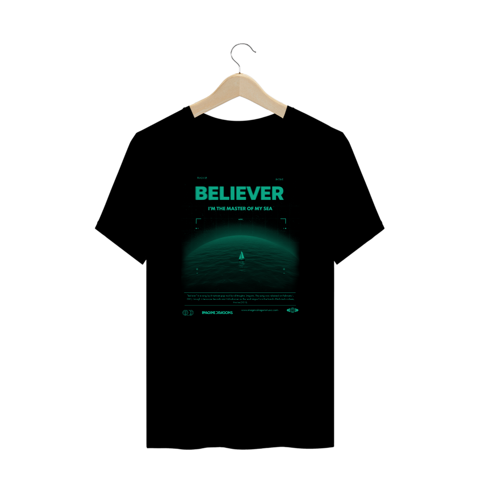 Camiseta Plus Size Imagine Dragons Believer #2