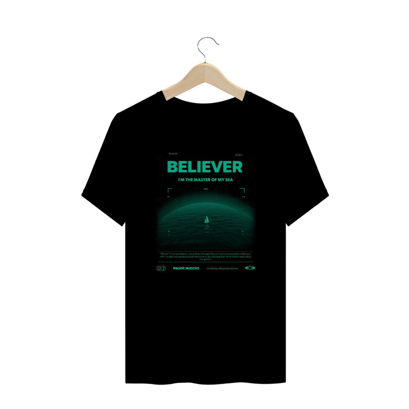 Camiseta Plus Size Imagine Dragons Believer #2