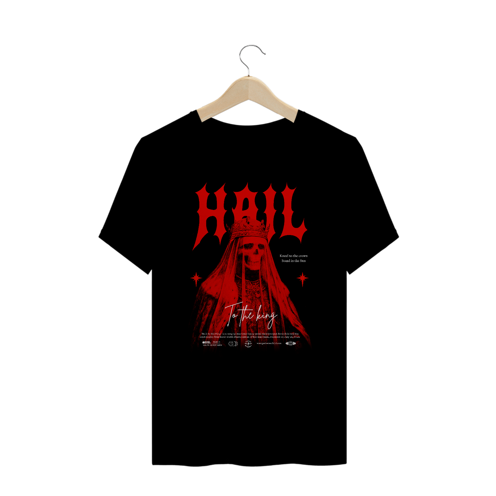 Camiseta Plus Size  Avenged Sevenfold Hail to the King