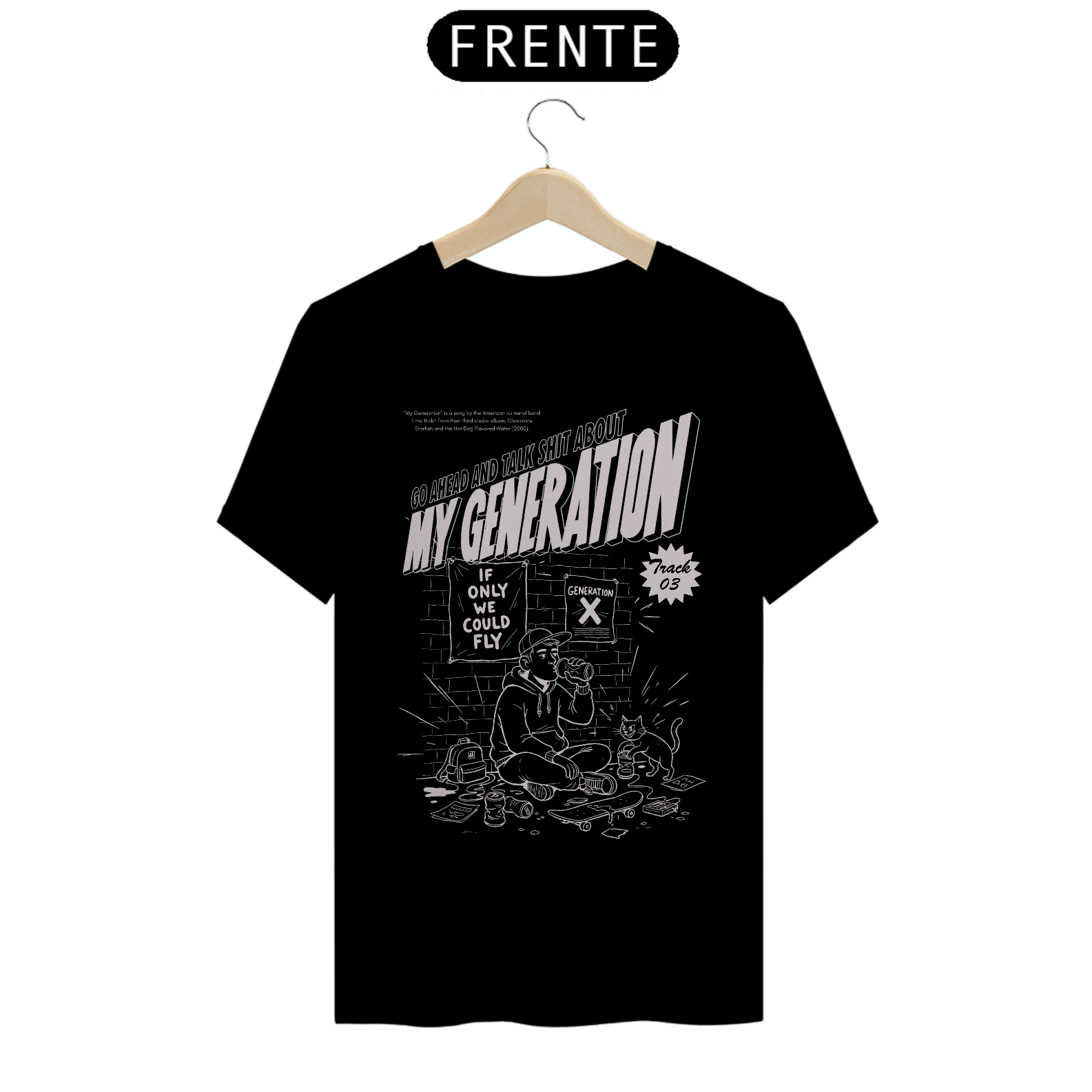 Camiseta Limp Bizkit My Generation (Preta)