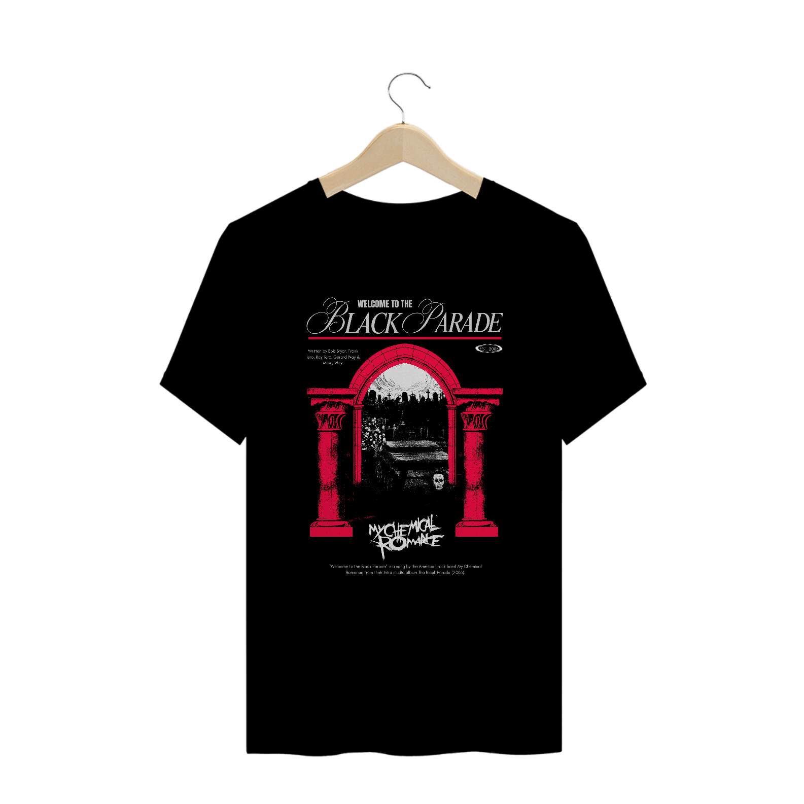 Camiseta Plus Size My Chemical Romance Welcome To The Black Parade