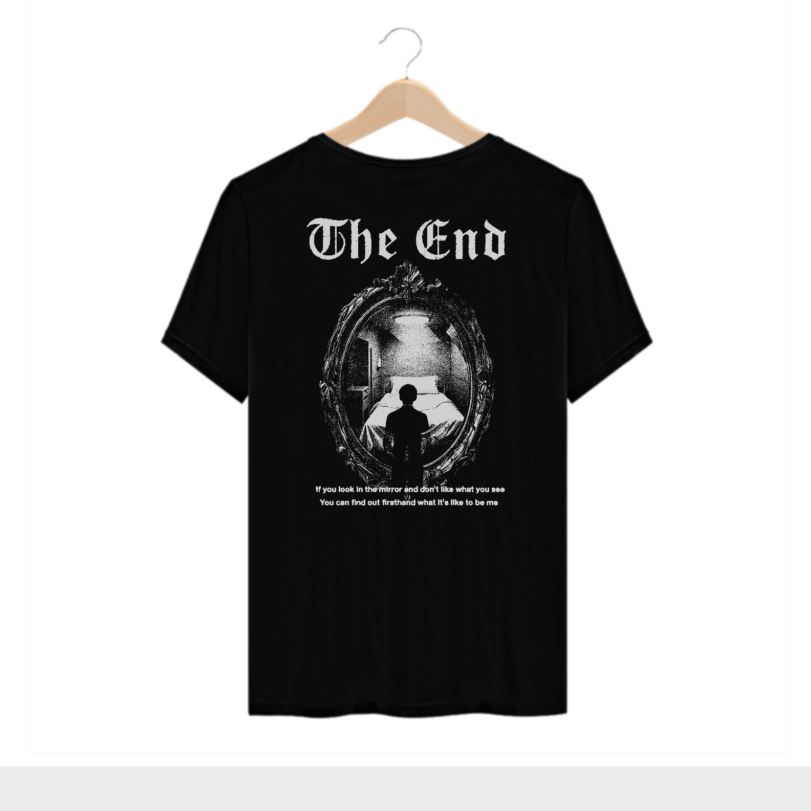 Camiseta Plus Size My Chemical Romance The End (Estampa nas Costas)