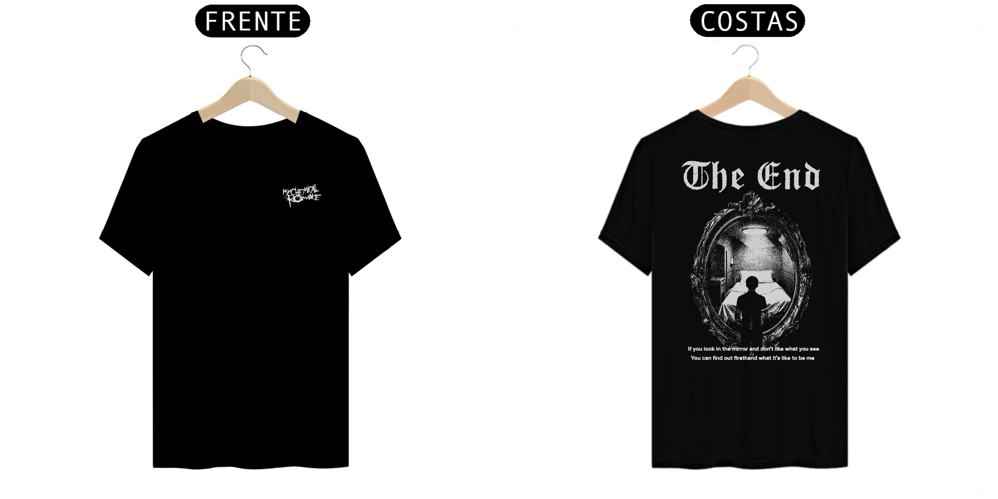 Camiseta My Chemical Romance The End (Estampa Frente & Costas)