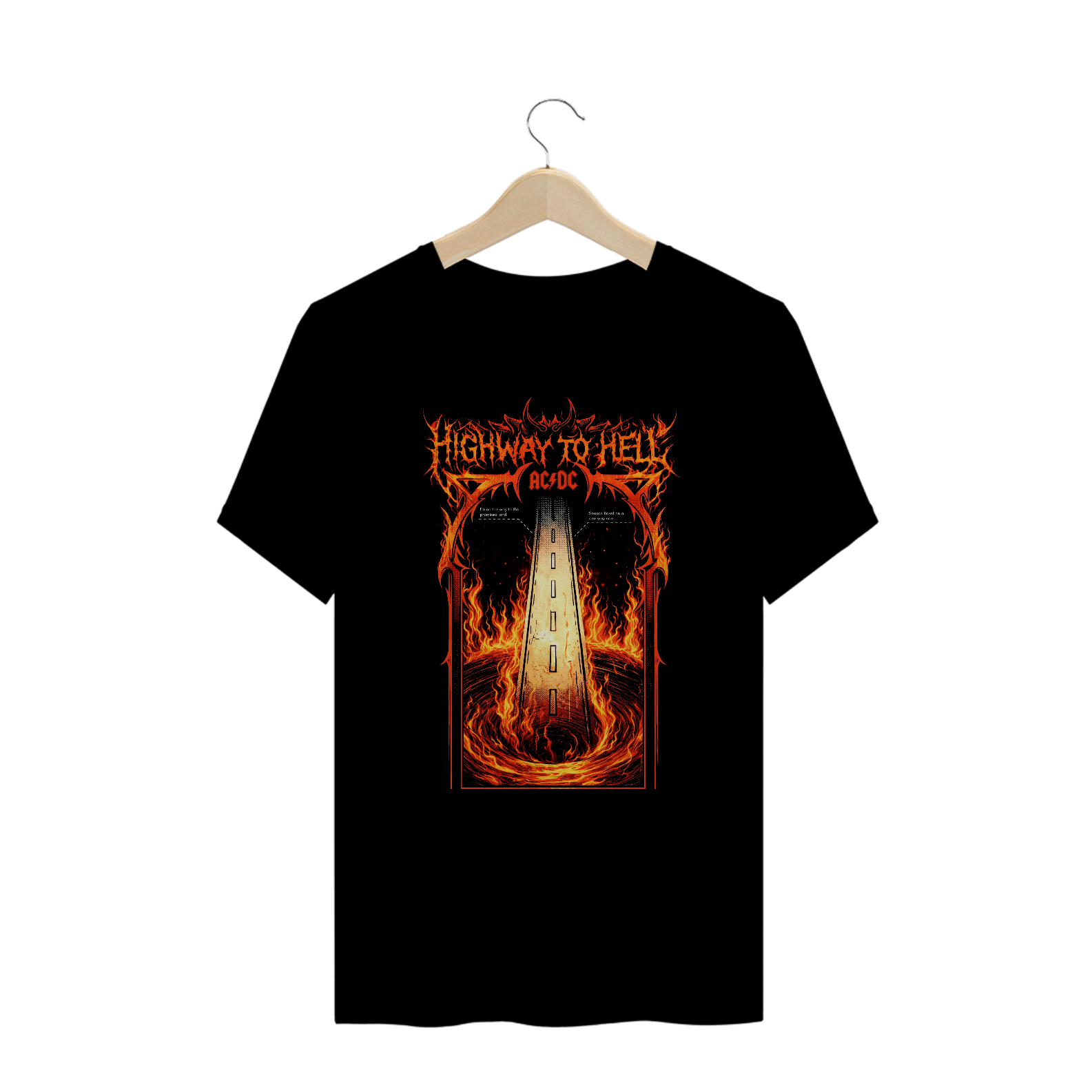 Camiseta Plus Size AC/DC Highway to Hell
