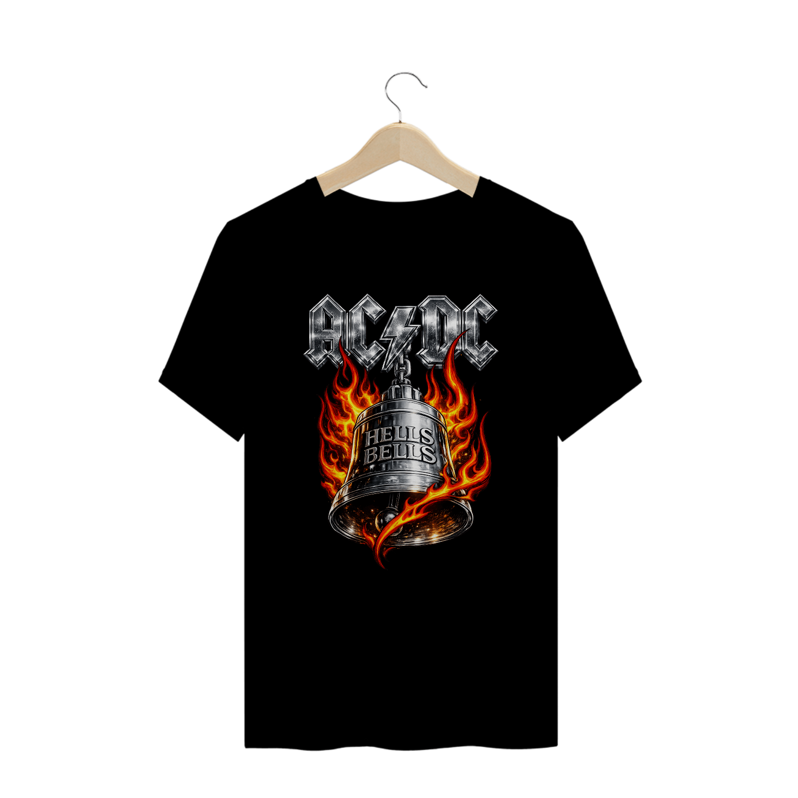 Camiseta Plus Size AC/DC Hells Bells