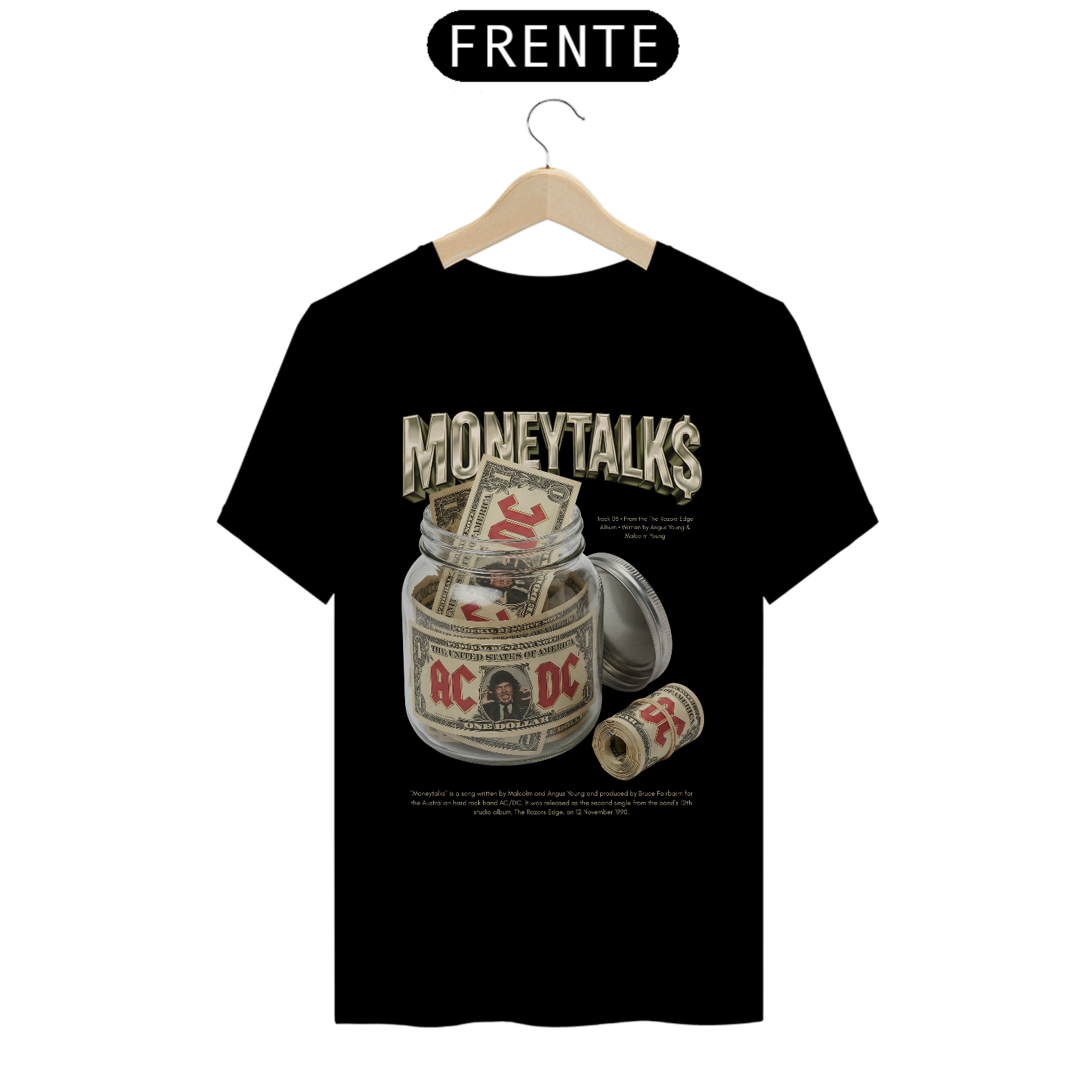 Camiseta AC/DC Moneytalks