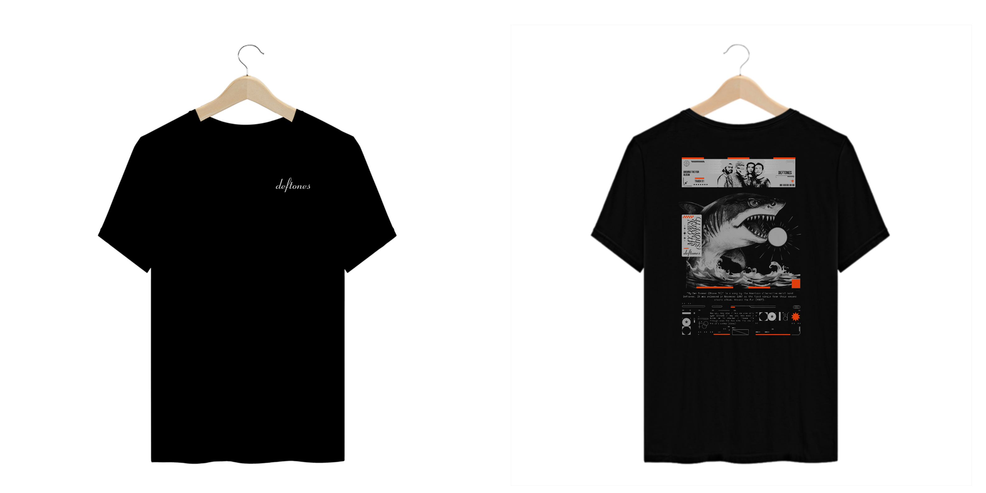 Camiseta Plus Size Deftones My Own Summer (Shove It) (Estampa Frente e Costas)