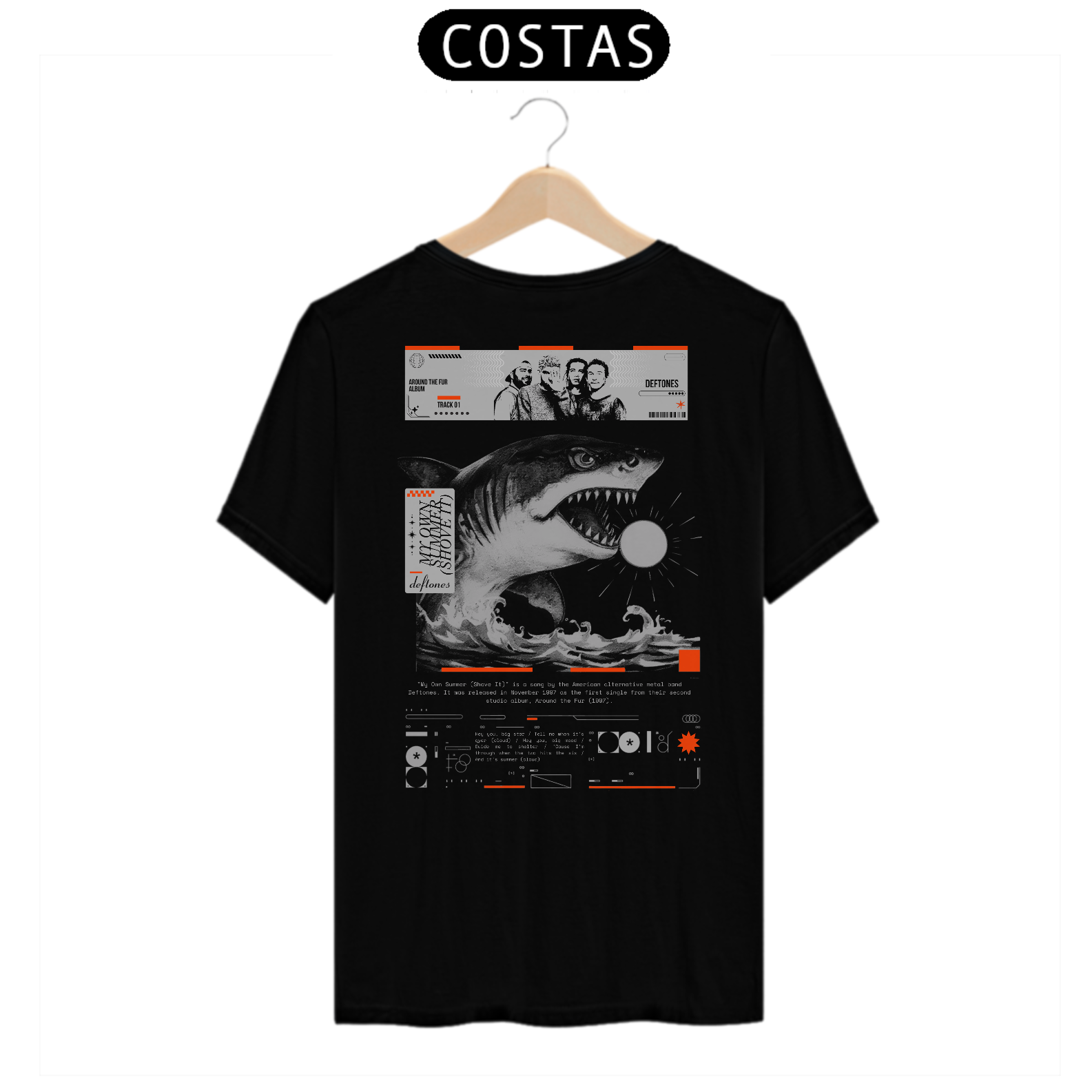 Camiseta Deftones My Own Summer (Shove It) (Estampa nas Costas)