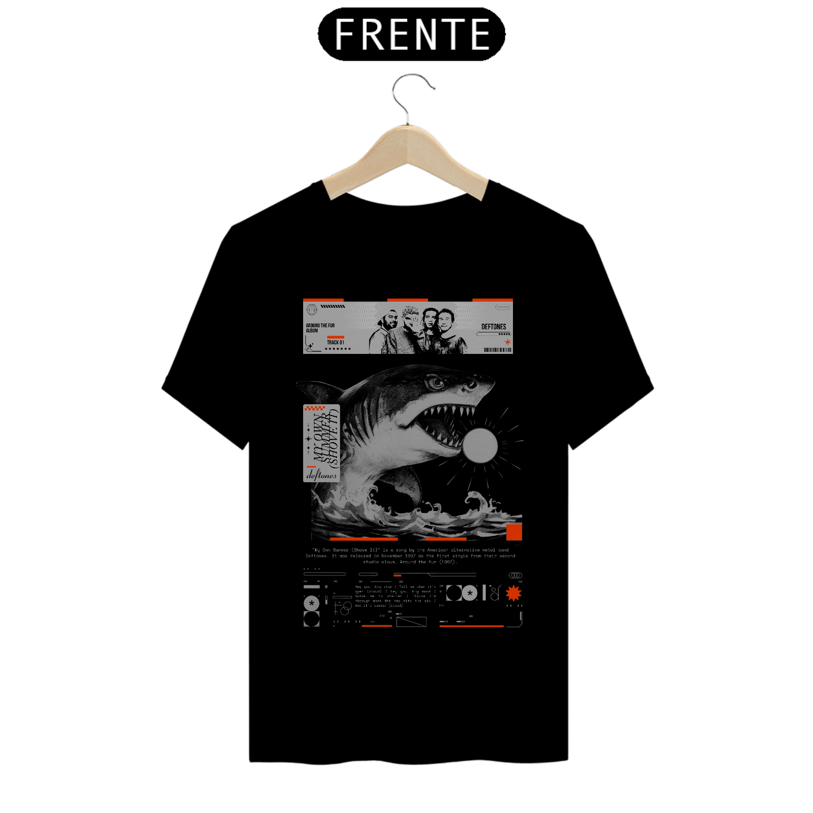 Camiseta Deftones My Own Summer (Shove It) (Estampa nas Costas)