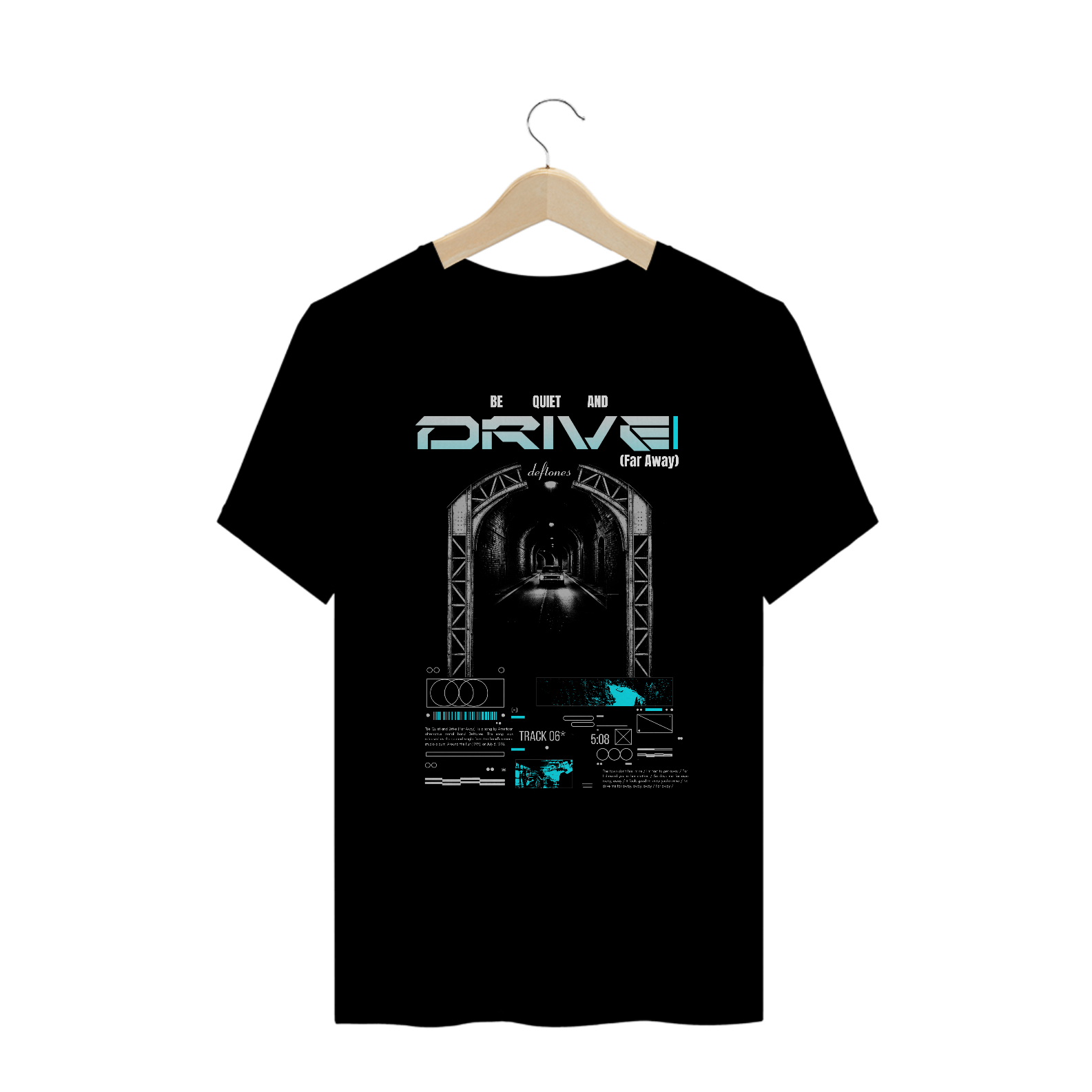 Camiseta Plus Size Deftones Be Quiet And Drive (Far Away) 