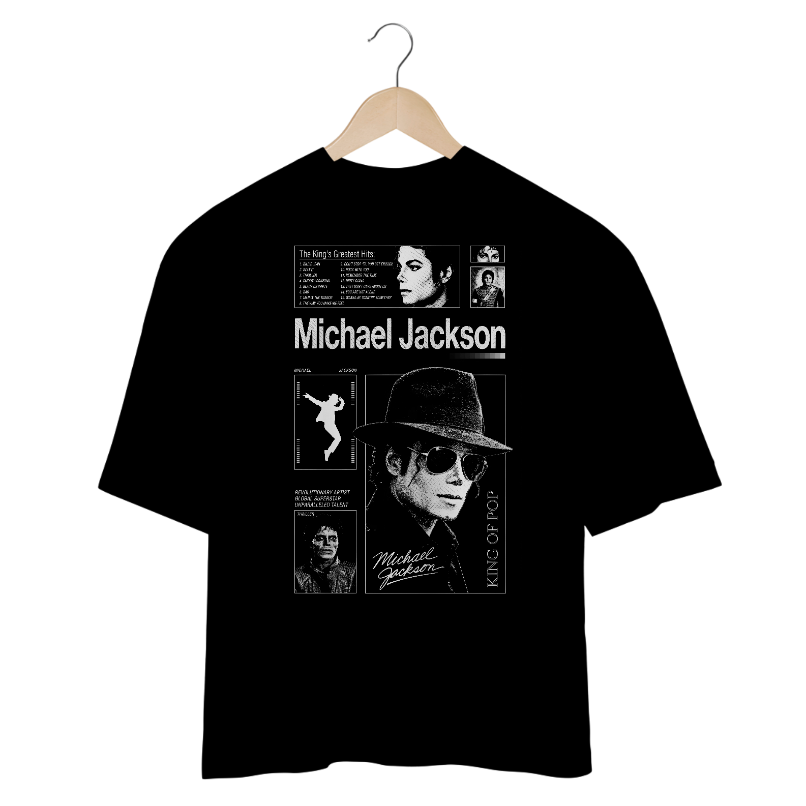Camiseta Oversized Michael Jackson
