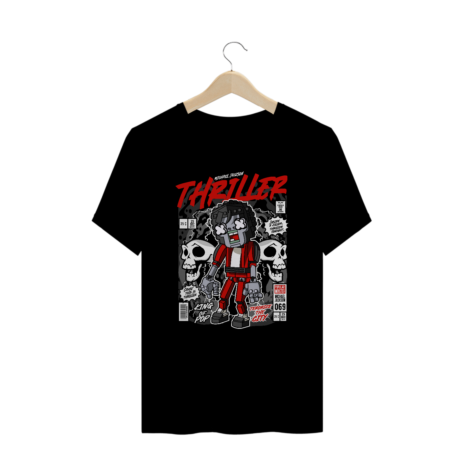 Camiseta Plus Size Funko Pop Michael Jackson