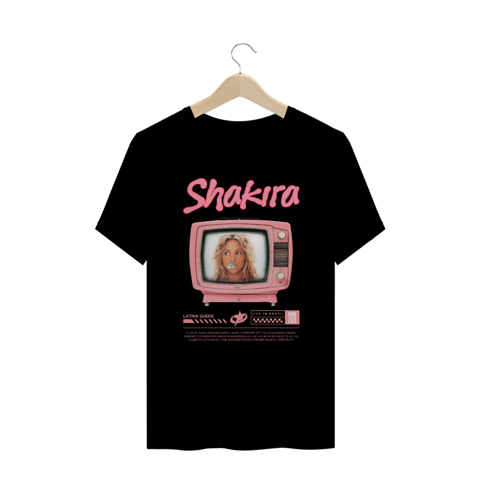 Camiseta Plus Size Shakira