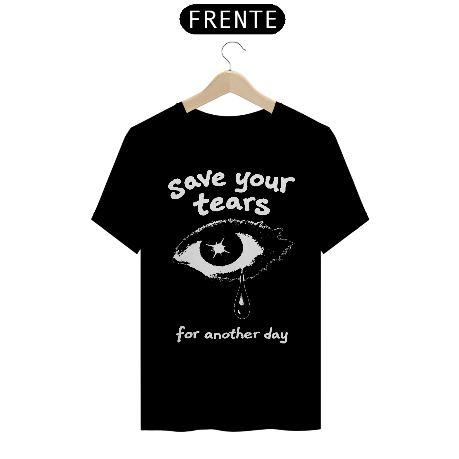 Camiseta The Weeknd Save Your Tears (Preta)