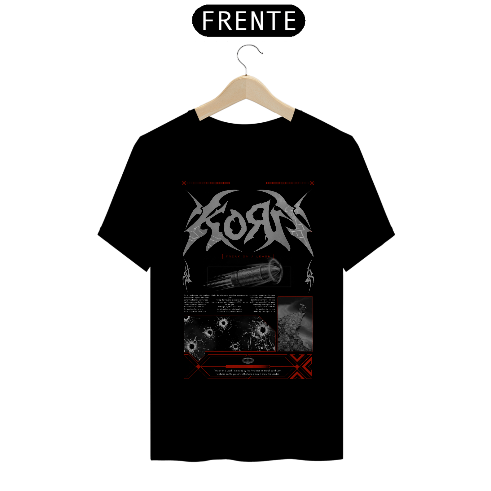 Camiseta Korn Freak On A Leash