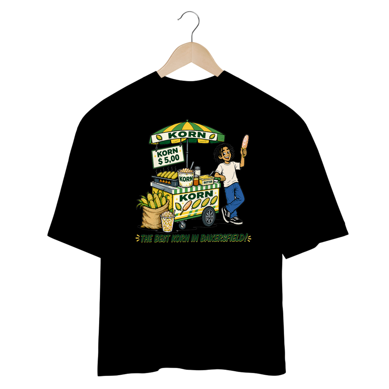 Camiseta Oversized Korn 