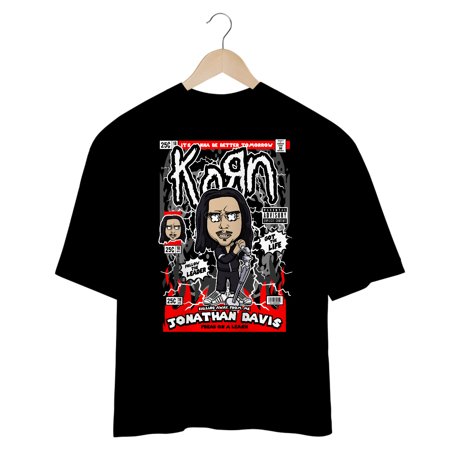 Camiseta Oversized Funko Pop Korn