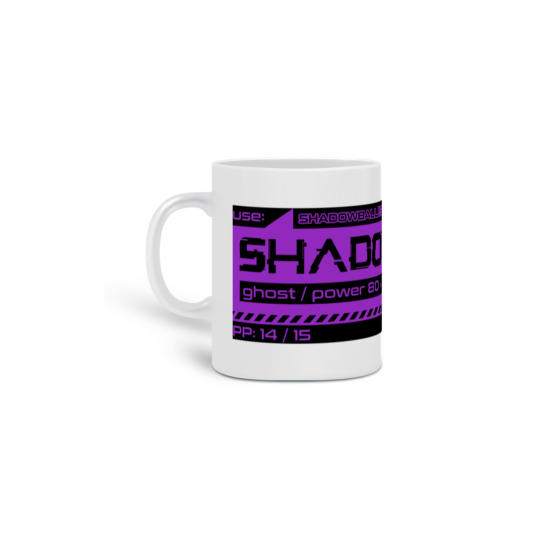 Nome do produto: MoveWarning Shadow Ball Tag - Caneca