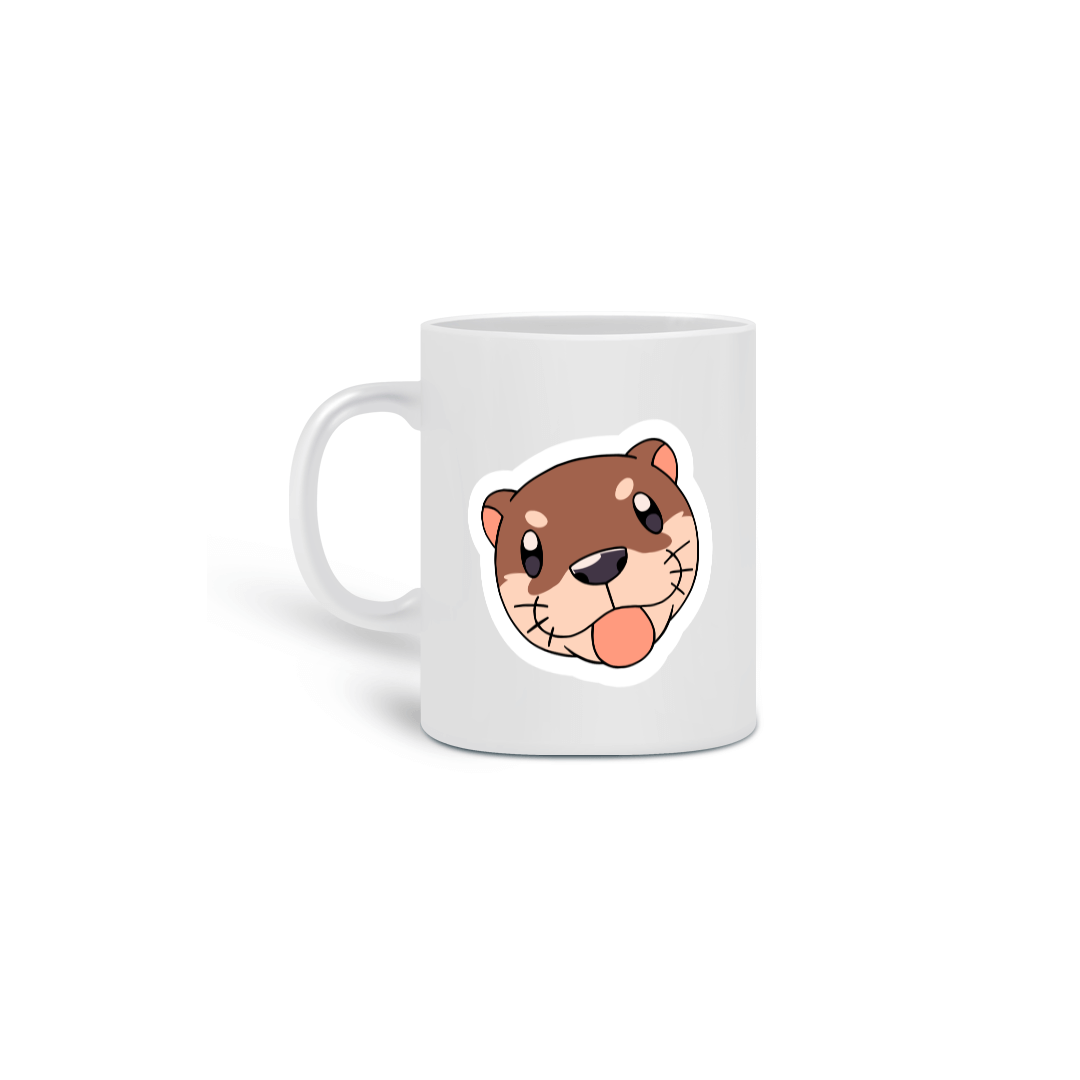 Nome do produto: St!ck3rs Lontra - Caneca