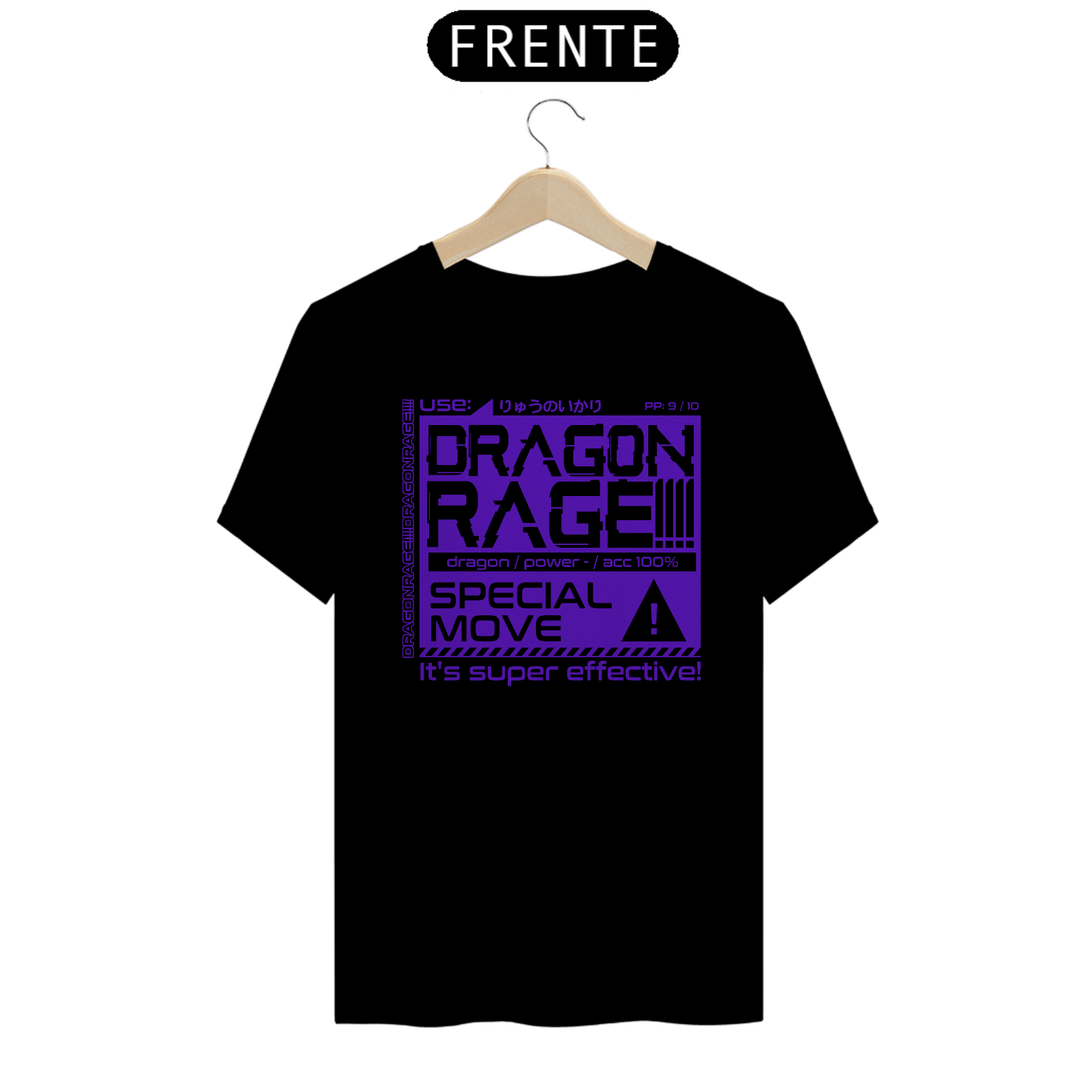 Nome do produto: MoveWarning Dragon Rage - Camisa