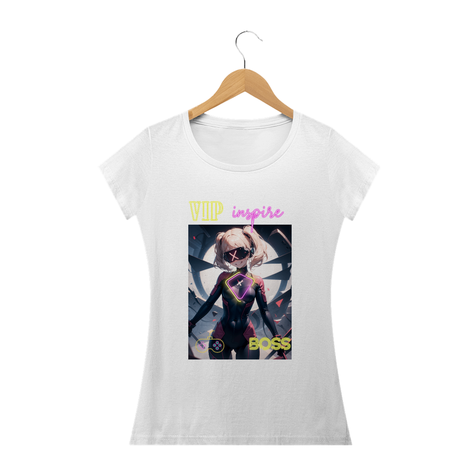 Nome do produto: Anime girl, Syber punk, illustration