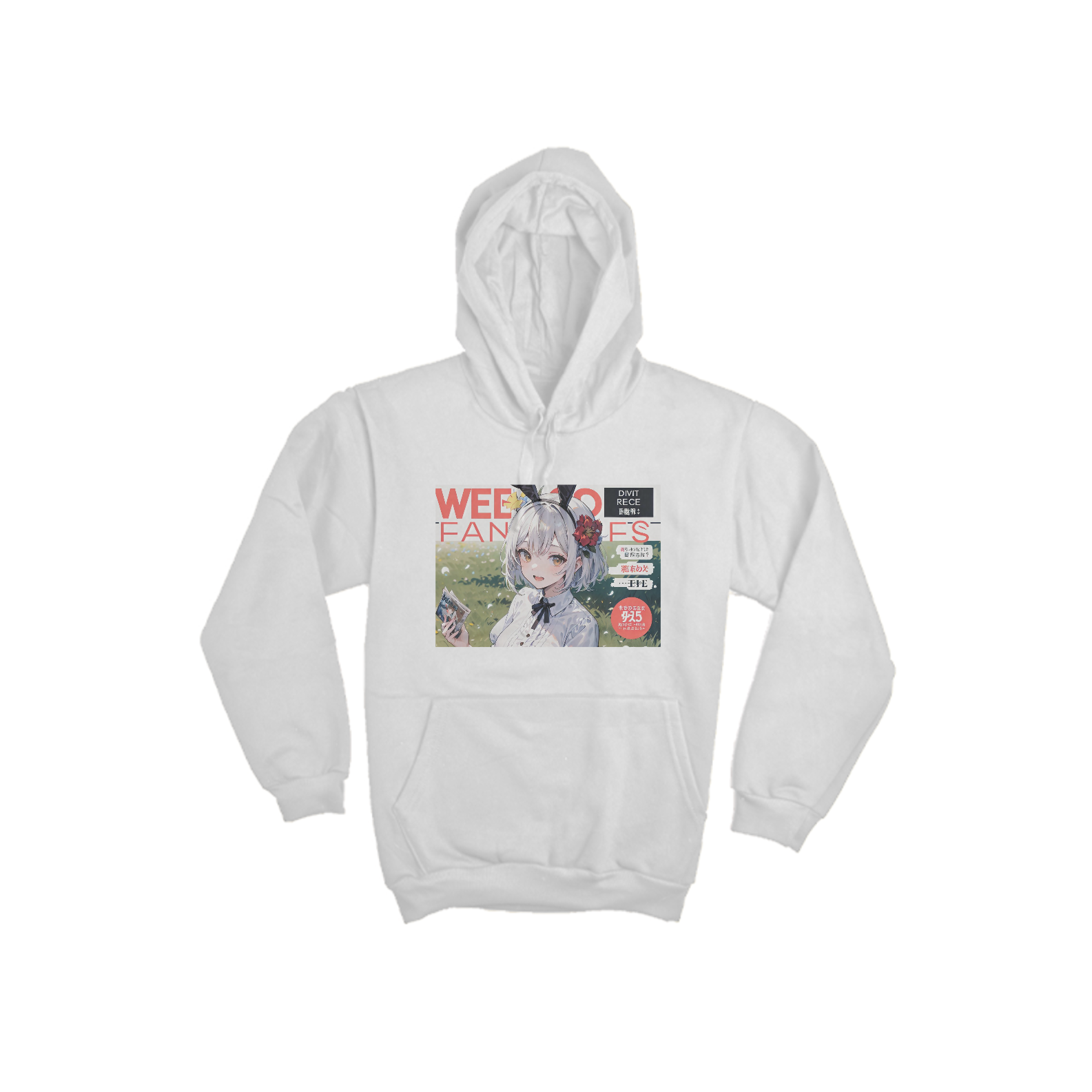 Nome do produto: moletom anime art, magazine cover, anime girl