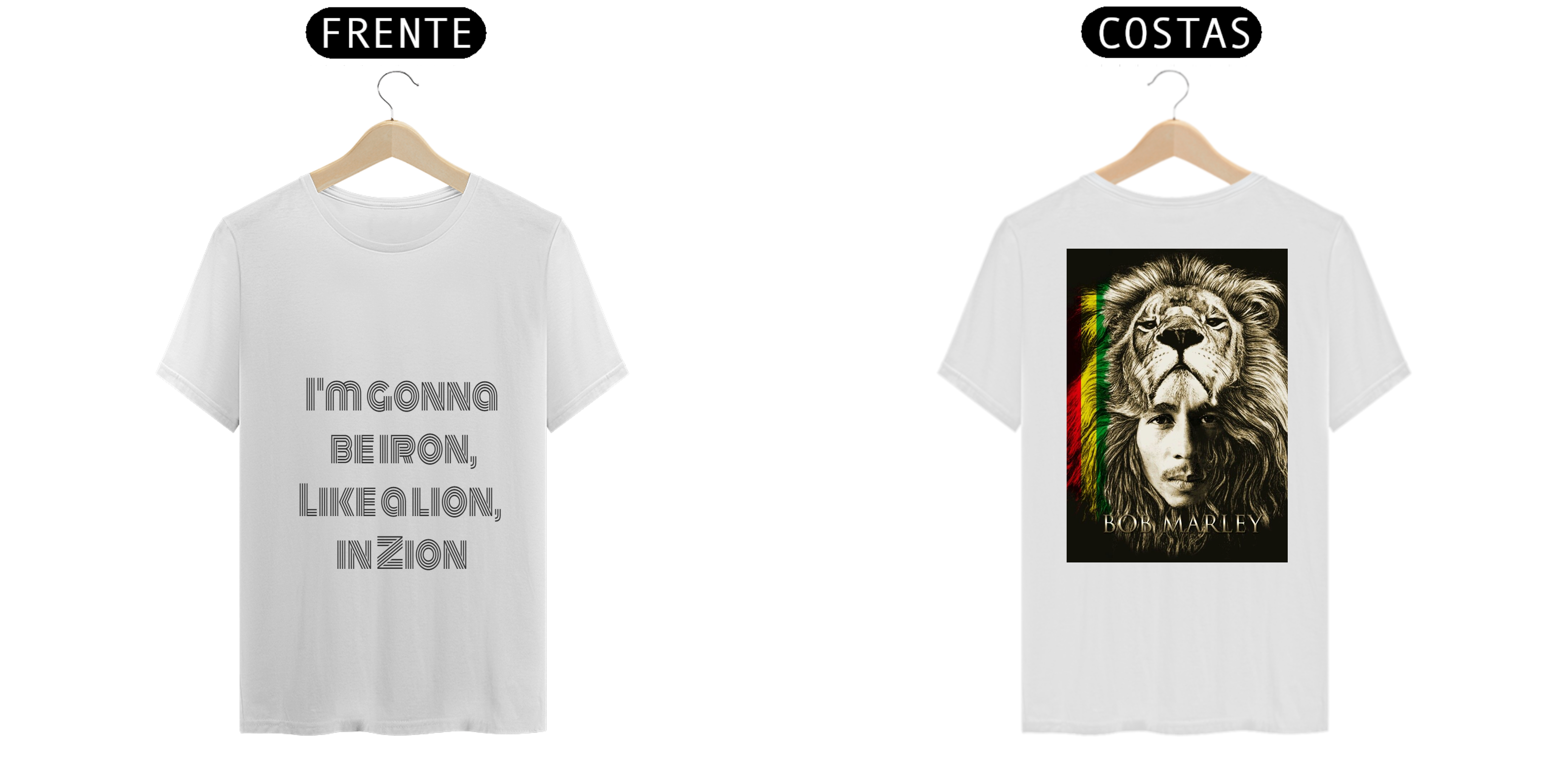 Nome do produto: Camisa Bob Marley