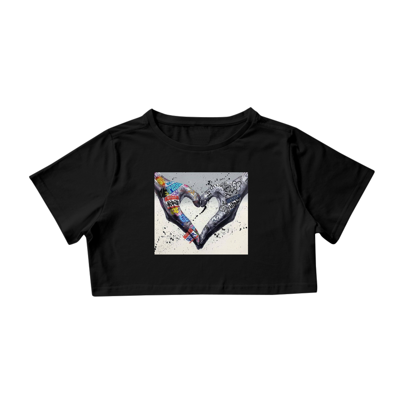 Nome do produto: Cropped Coração