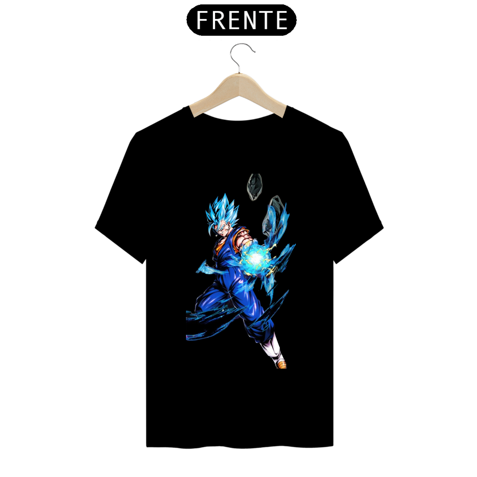 Nome do produto: Camiseta Dragon Ball VEGETTO BLUE