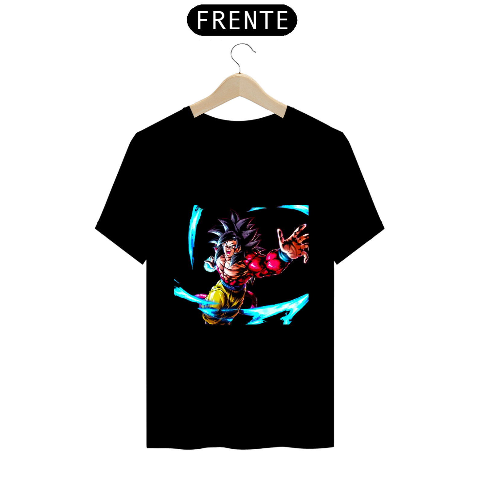 Nome do produto: Camiseta Dragon Ball GOKU SUPER SAYANJIN 4
