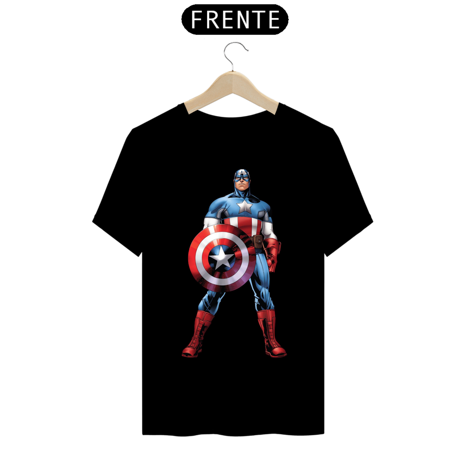 Nome do produto: Camiseta Marvel CAPITÃO AMÉRICA