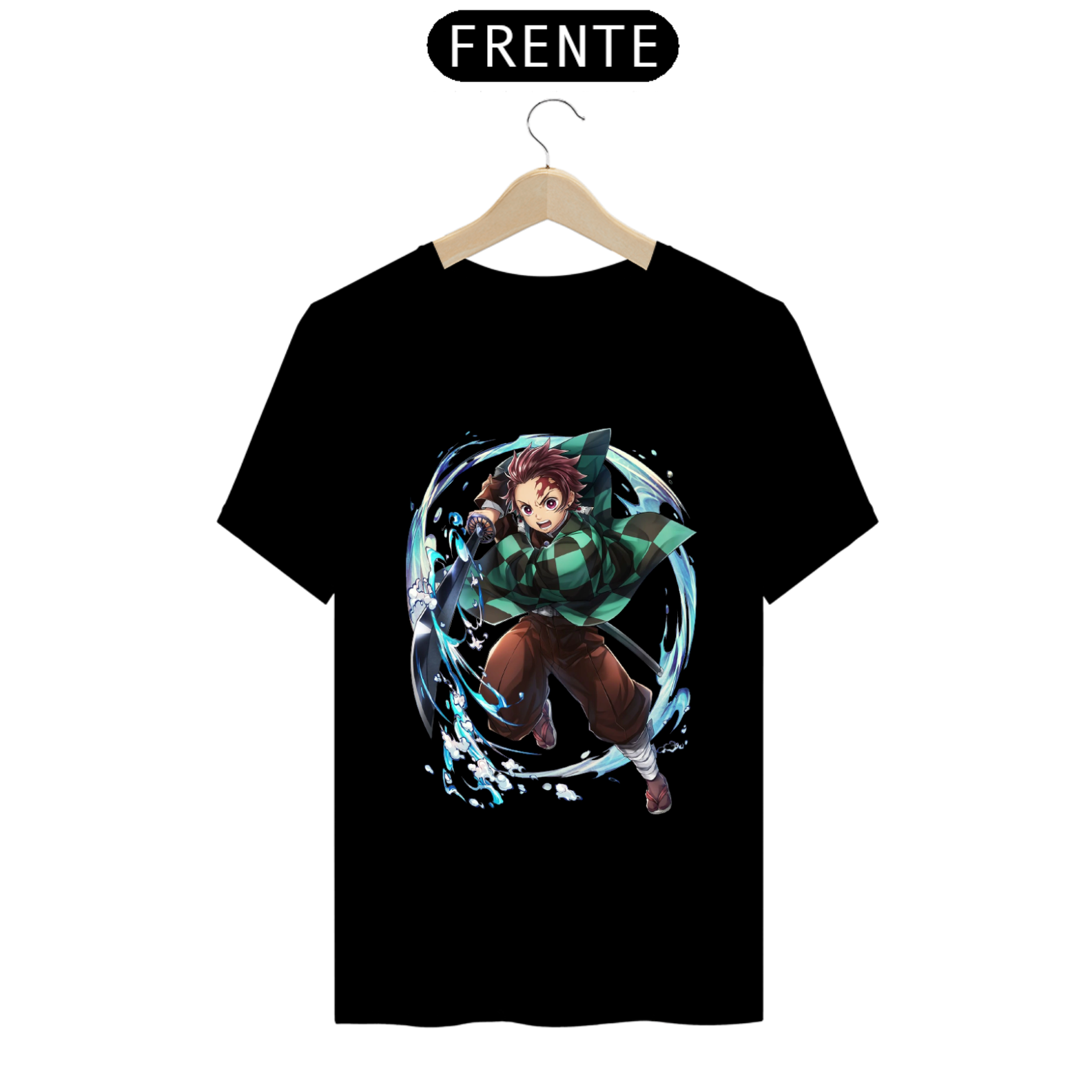 Nome do produto: Camiseta Kimetsu no Yaiba TANJIRO