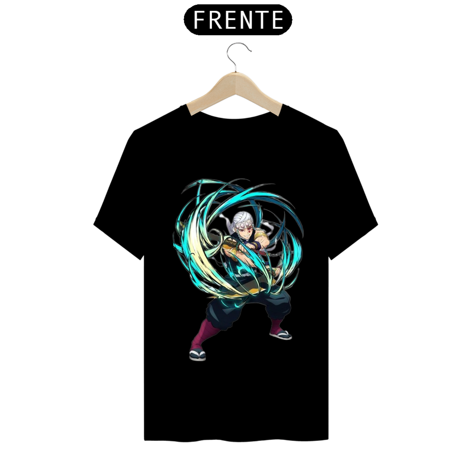 Nome do produto: Camiseta Kimetsu no Yaiba TENGEN UZUI