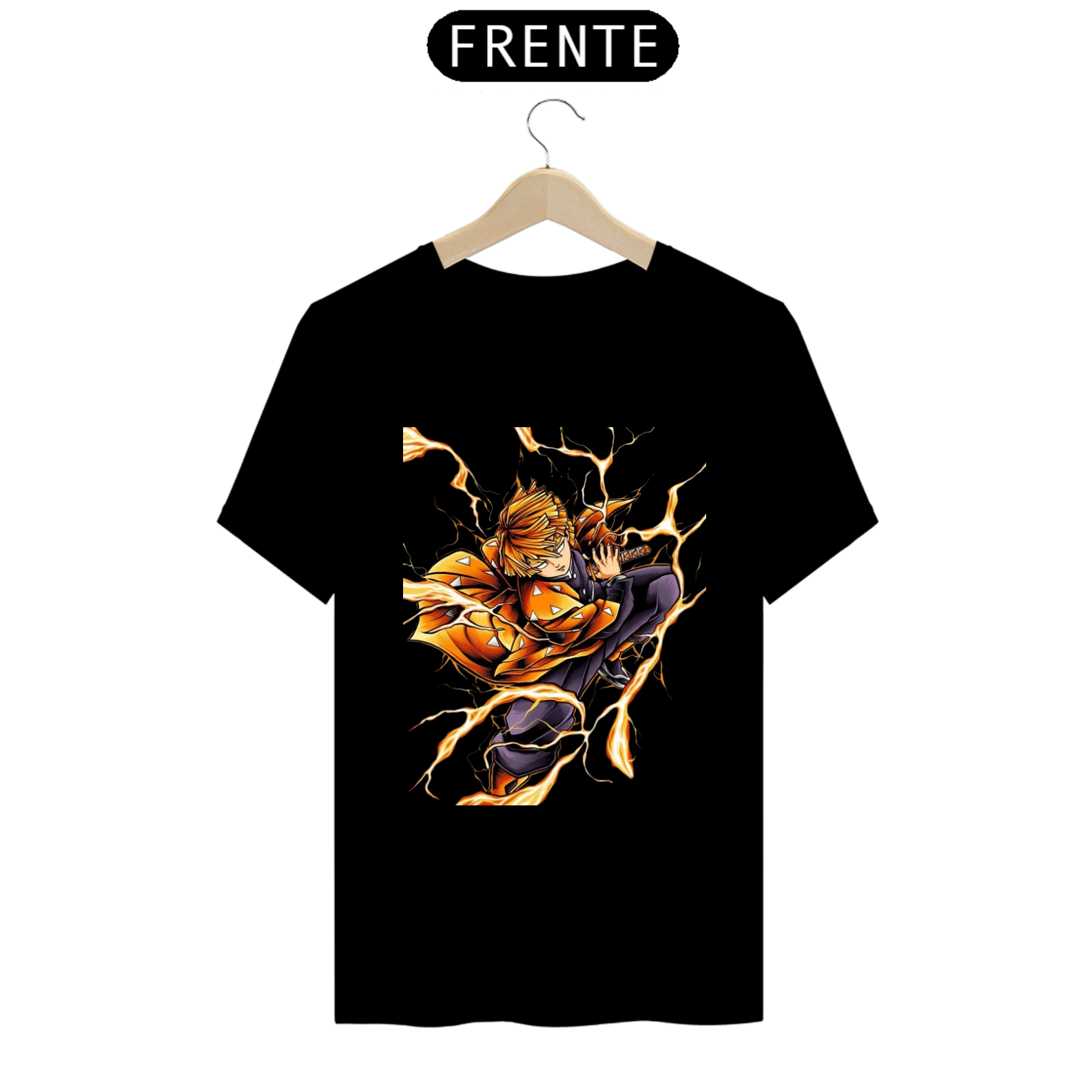 Nome do produto: Camiseta Kimetsu no Yaiba ZENITSU