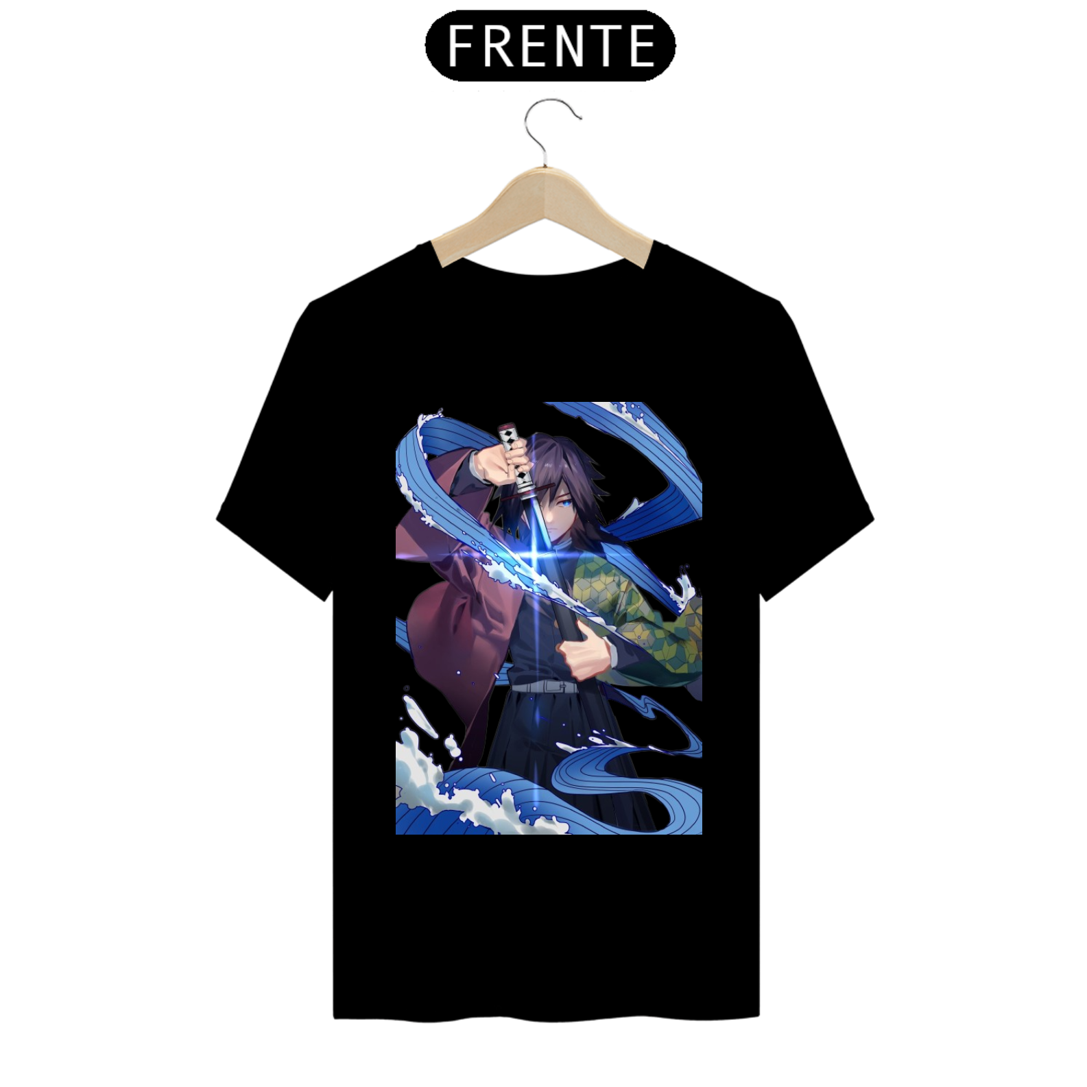 Nome do produto: Camiseta Kimetsu no Yaiba TOMIOKA