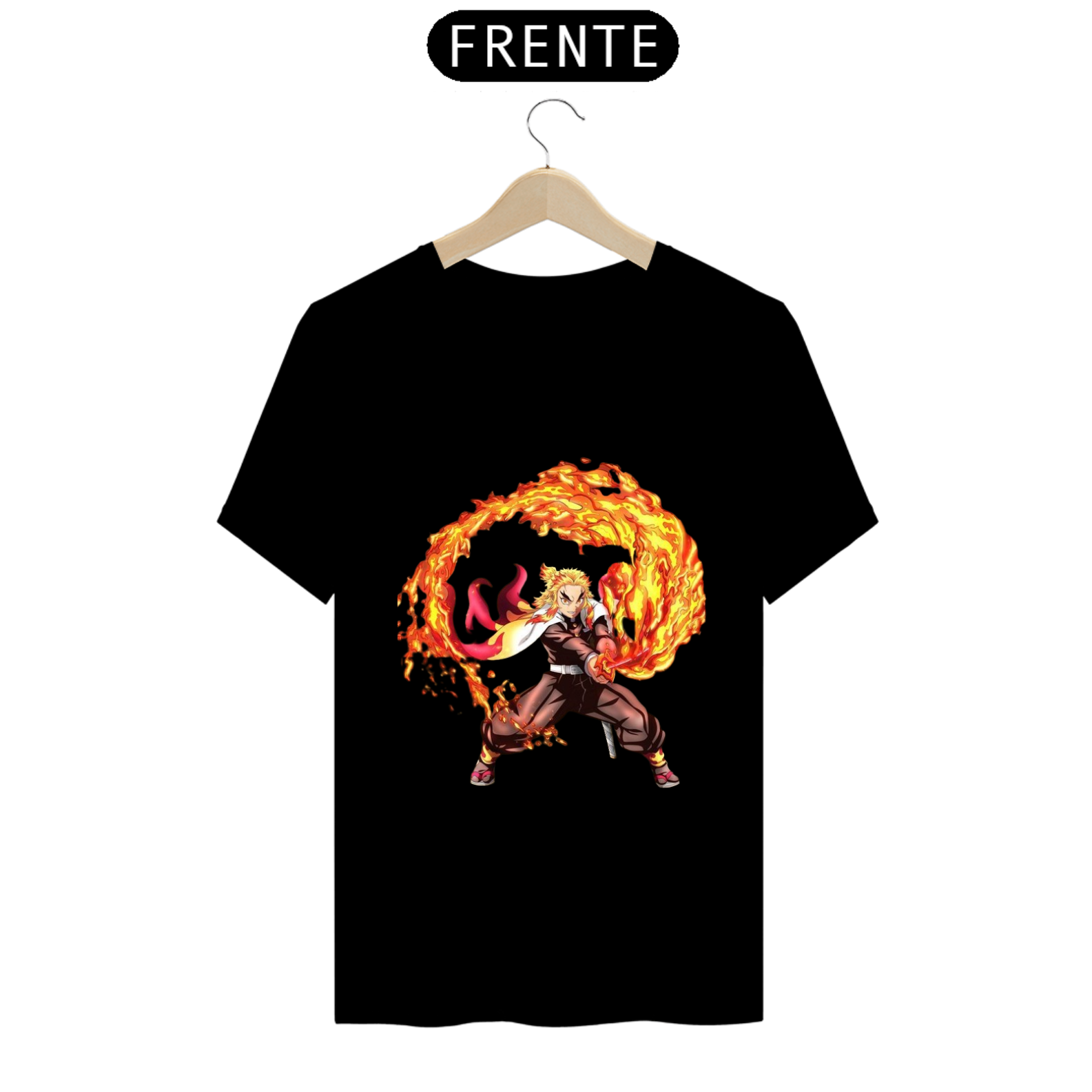 Nome do produto: Camiseta Kimetsu no Yaiba RENGOKU