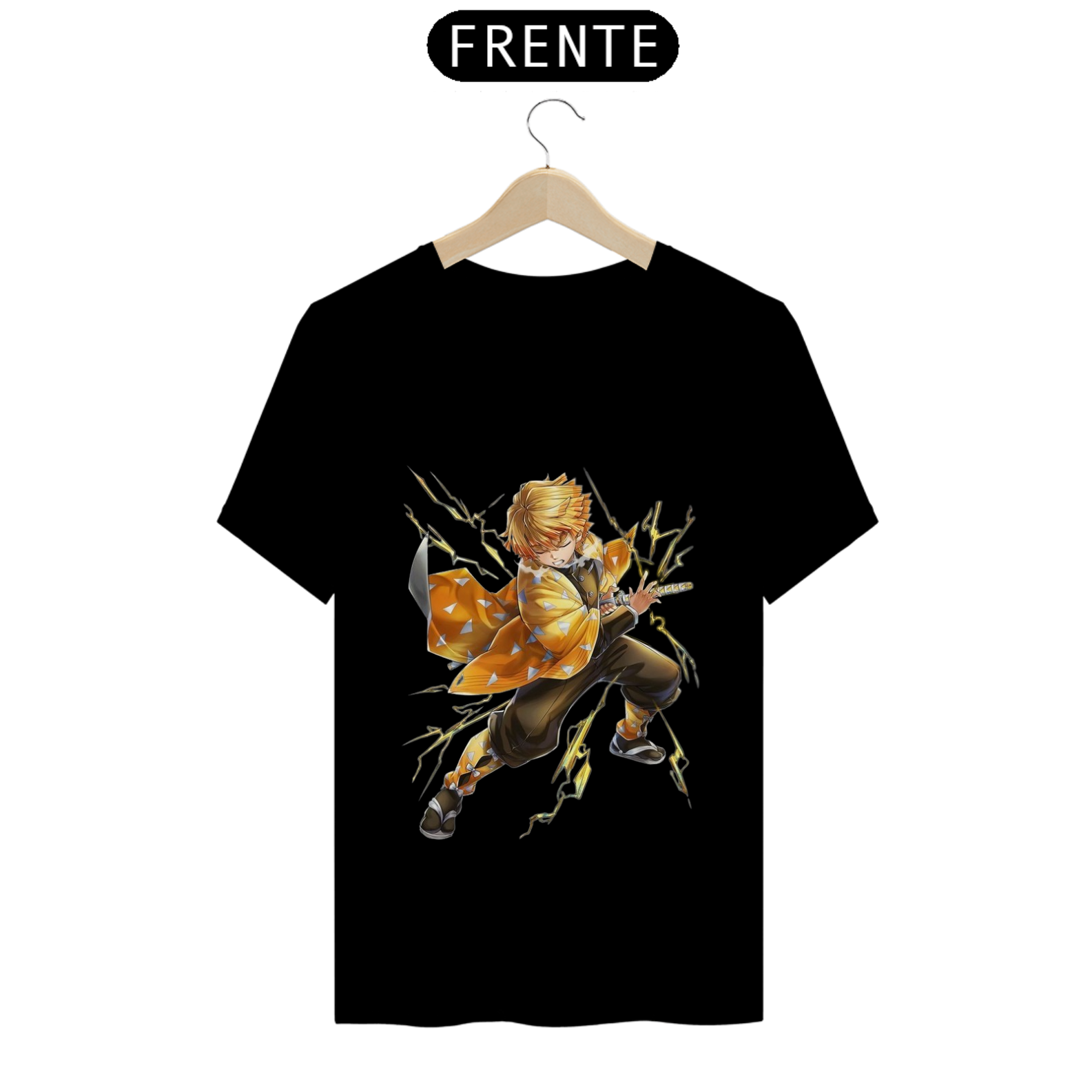 Nome do produto:  Camiseta Kimetsu no Yaiba ZENITSU